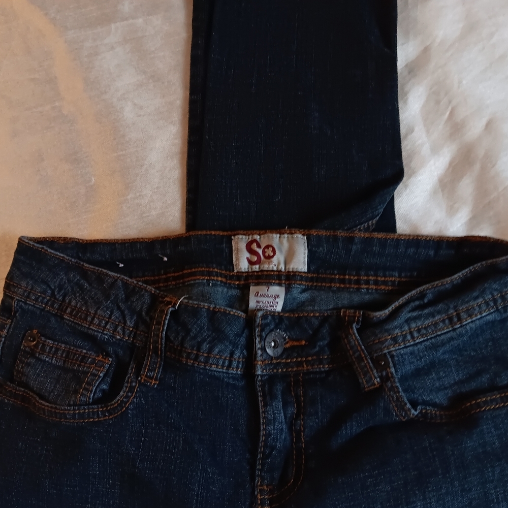 SO Blue Skinny Jeans Medium-Dark Wash